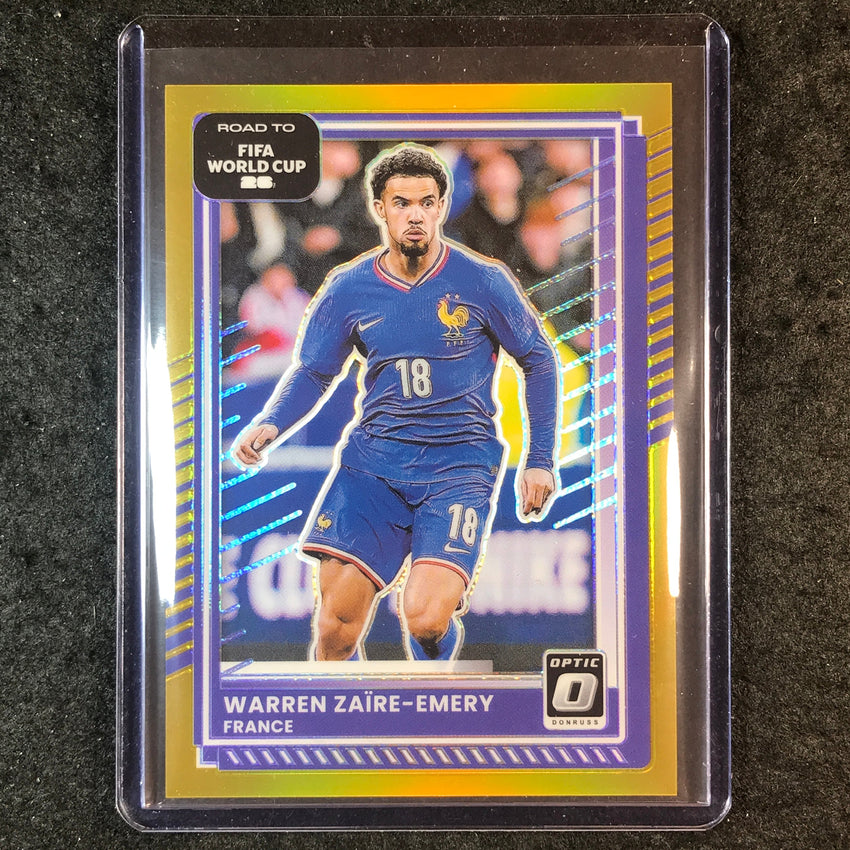 2025-26 Donruss Road to FIFA World Cup WARREN ZAIRE-EMERY Optic Gold 1/10 #149