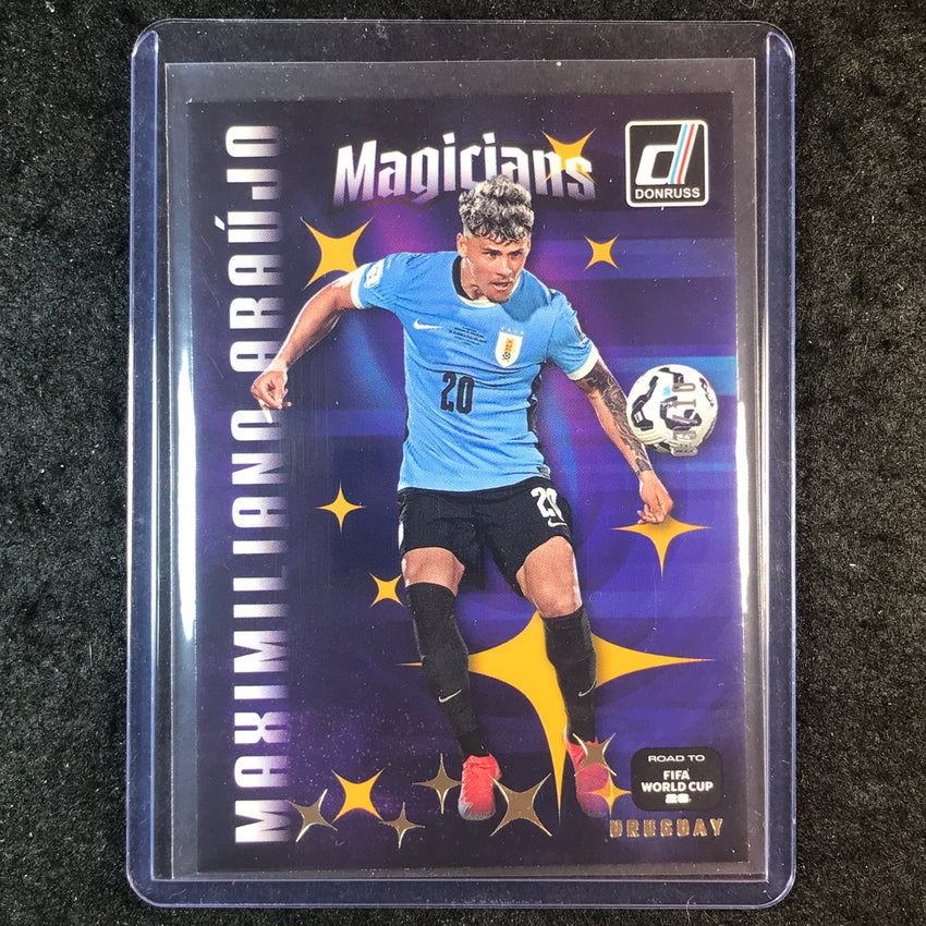 2025-26 Donruss Road to World Cup MAXIMILIANO ARAUJO Magicians Gold 3/10 #20