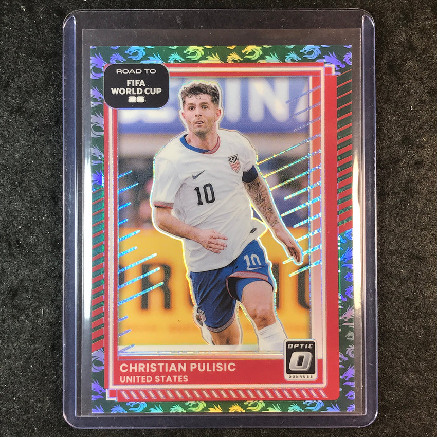 2025-26 Donruss Road to FIFA World Cup CHRISTIAN PULISIC Optic Dragon 8/8 #25