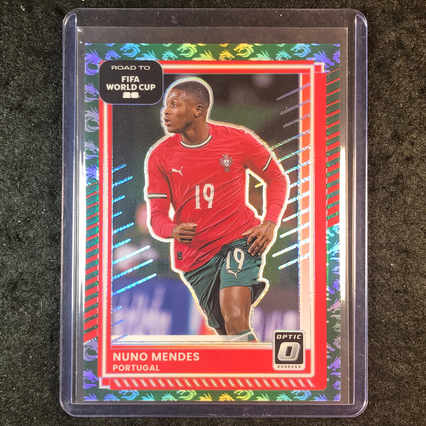 2025-26 Donruss Road to FIFA World Cup NUNO MENDES Optic Dragon 1/8 #92