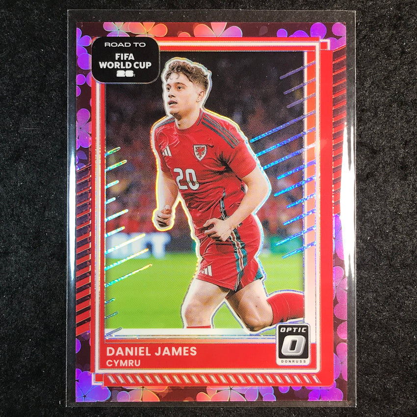 2025-26 Donruss Road to FIFA World Cup DANIEL JAMES Optic Plum Blossom #3