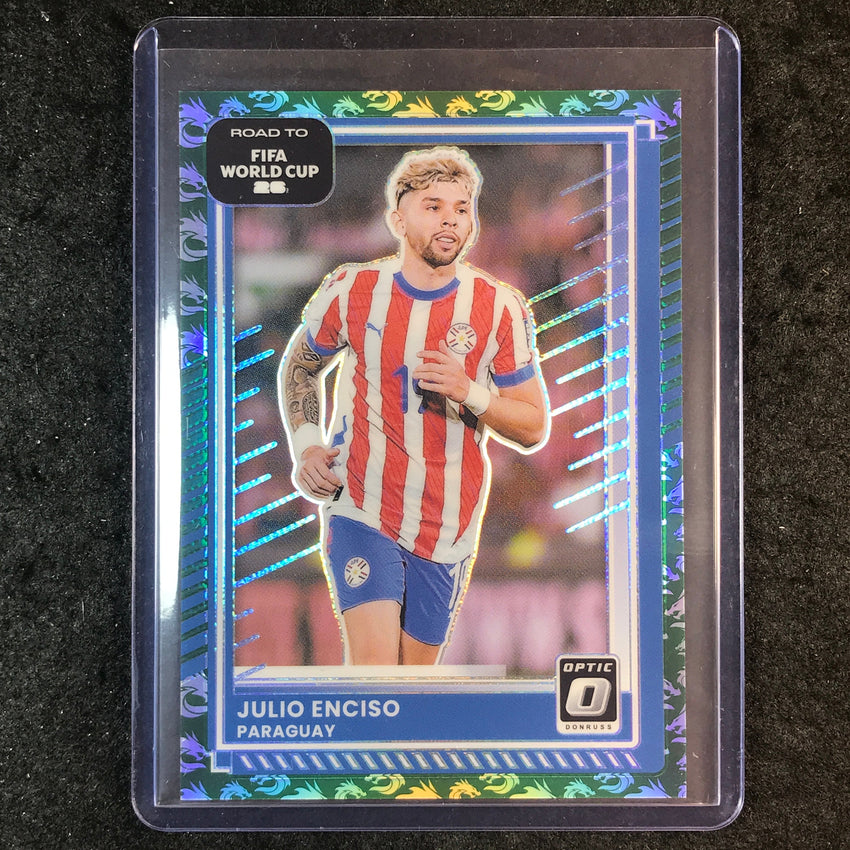 2025-26 Donruss Road to FIFA World Cup JULIO ENCISO Optic Dragon 3/8 #152
