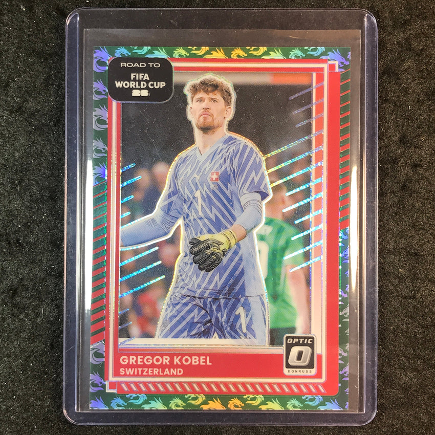 2025-26 Donruss Road to FIFA World Cup GREGOR KOBEL Optic Dragon 5/8 #175
