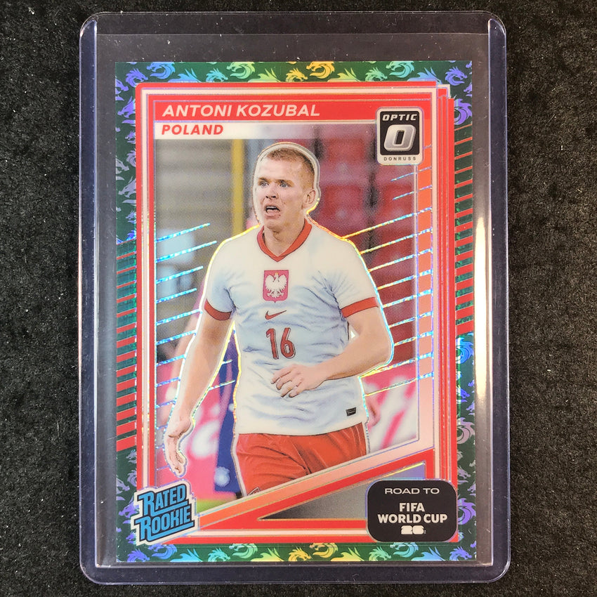 2025-26 Donruss Road to World Cup ANTONI KOZUBAL Rookie Optic Dragon 2/8 #227
