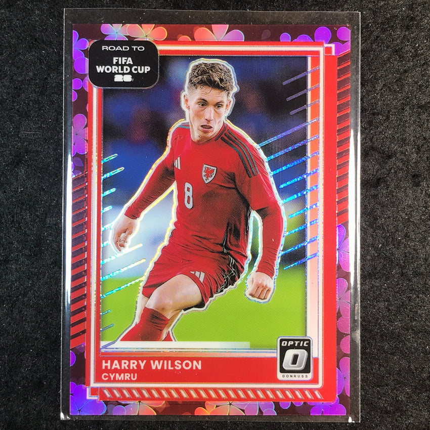2025-26 Donruss Road to FIFA World Cup HARRY WILSON Optic Plum Blossom #4