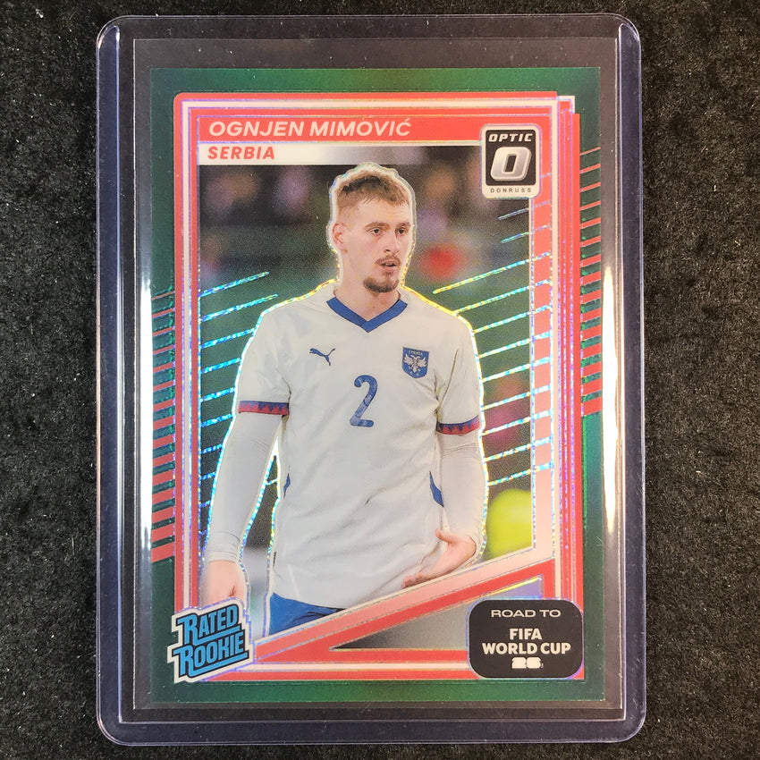 2025-26 Donruss Road to World Cup OGNJEN MIMOVIC Rated Rookie Optic Green 1/5