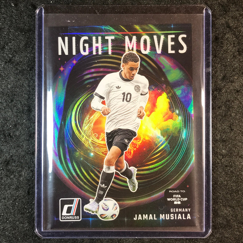 2025-26 Donruss Road to FIFA World Cup JAMAL MUSIALA Night Moves SSP #11