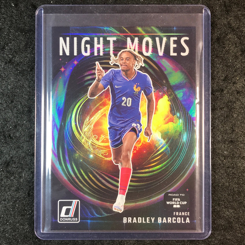 2025-26 Donruss Road to FIFA World Cup BRADLEY BARCOLA Night Moves SSP #12