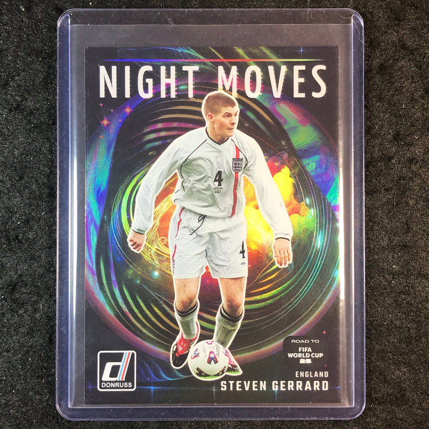 2025-26 Donruss Road to FIFA World Cup STEVEN GERRARD Night Moves SSP #21