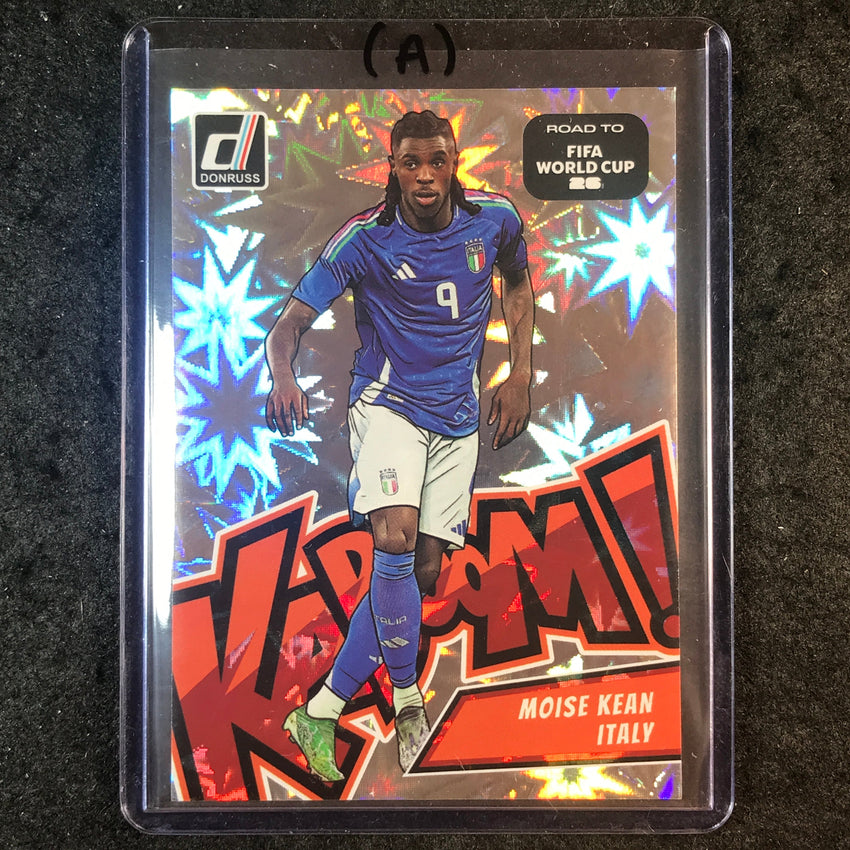 2025-26 Donruss Road to FIFA World Cup MOISE KEAN Kaboom! SSP #9 (A)