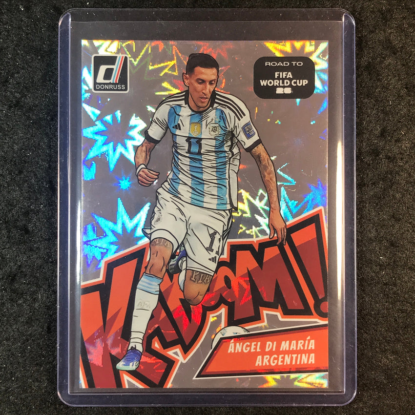 2025-26 Donruss Road to FIFA World Cup ANGEL DI MARIA Kaboom! SSP #17