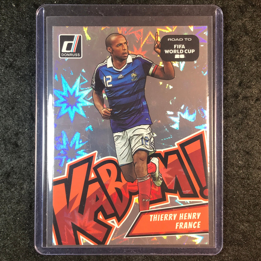2025-26 Donruss Road to FIFA World Cup THEIRRY HENRY Kaboom! SSP #18