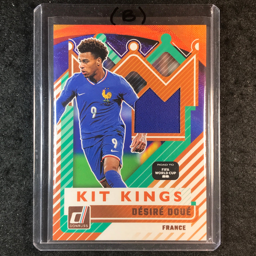 2025-26 Donruss Road to World Cup DESIRE DOUE Kit Kings Jersey Relic #KK-DD (B)
