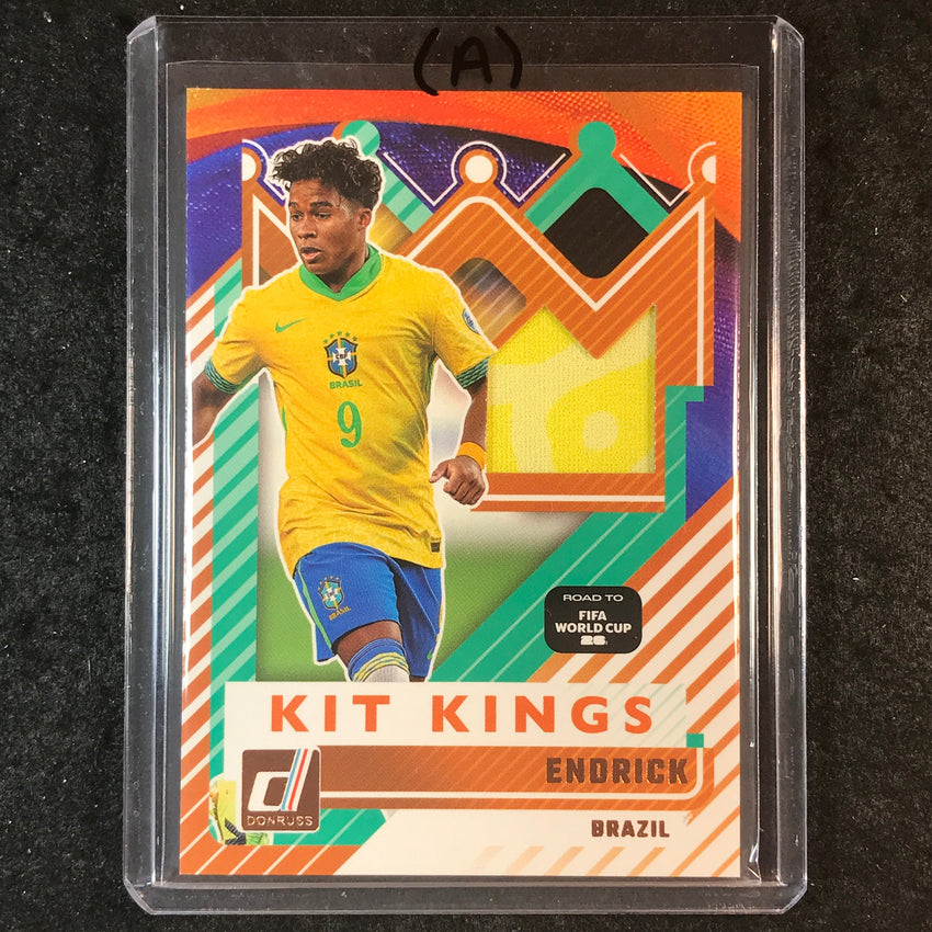 2025-26 Donruss Road to FIFA World Cup ENDRICK Kit Kings Jersey Relic #KK-E (A)