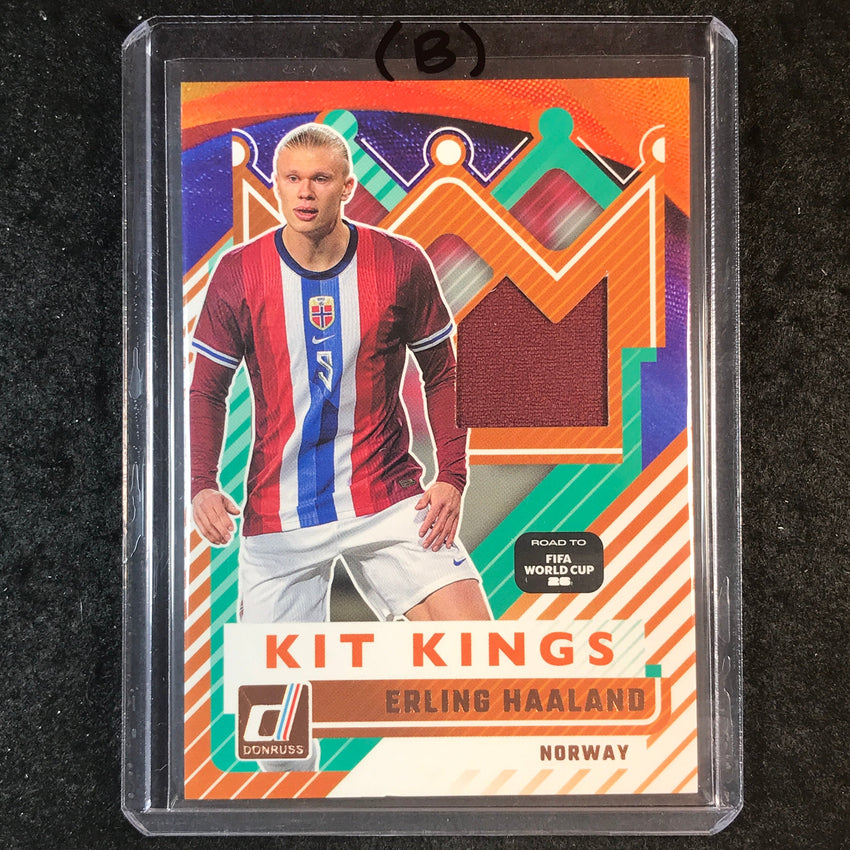 2025-26 Donruss Road to World Cup ERLING HAALAND Kit Kings Jersey #KK-EH (B)
