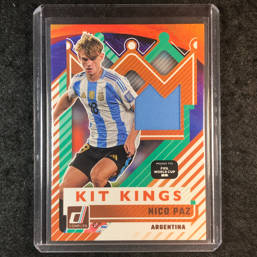 2025-26 Donruss Road to FIFA World Cup NICO PAZ Kit Kings Jersey Relic #KK-NP