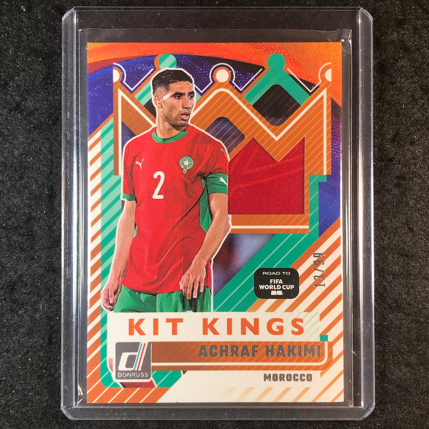 2025-26 Donruss Road to World Cup ACHRAF HAKIMI Kit Kings Jersey Silver 13/99