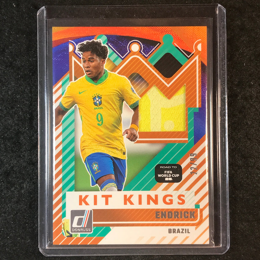 2025-26 Donruss Road to FIFA World Cup ENDRICK Kit Kings Jersey Silver 22/99