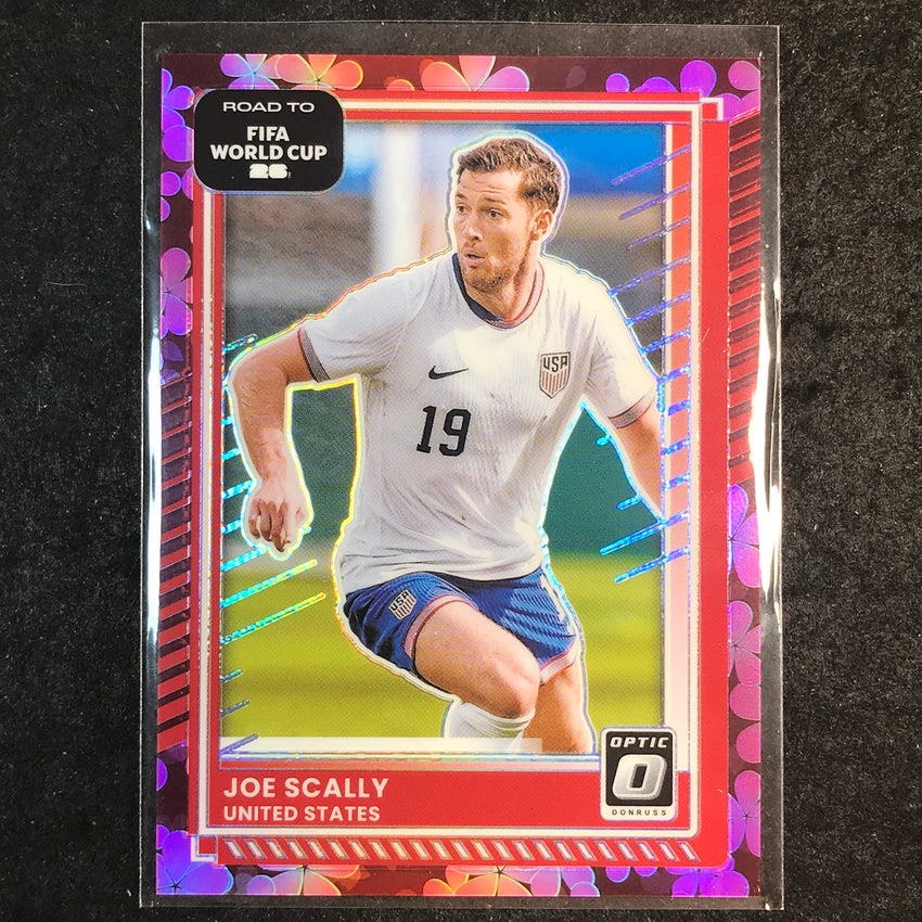 2025-26 Donruss Road to FIFA World Cup JOE SCALLY Optic Plum Blossom #23