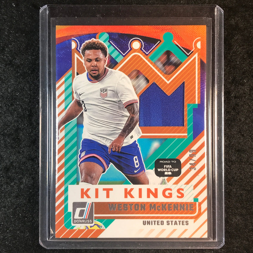 2025-26 Donruss Road to World Cup WESTON MCKENNIE Kit Kings Jersey Silver 34/99