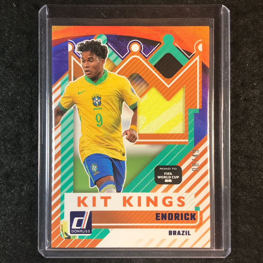 2025-26 Donruss Road to FIFA World Cup ENDRICK Kit Kings Jersey Blue 8/49
