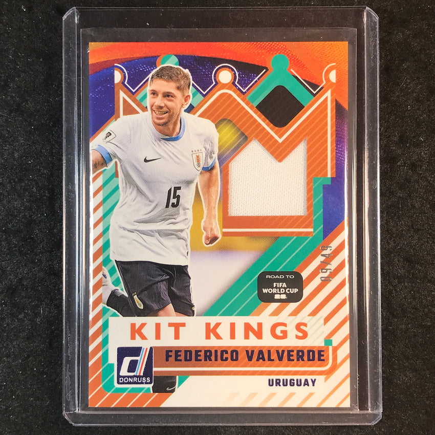 2025-26 Donruss Road to World Cup FEDERICO VALVERDE Kit Kings Jersey Blue 9/49