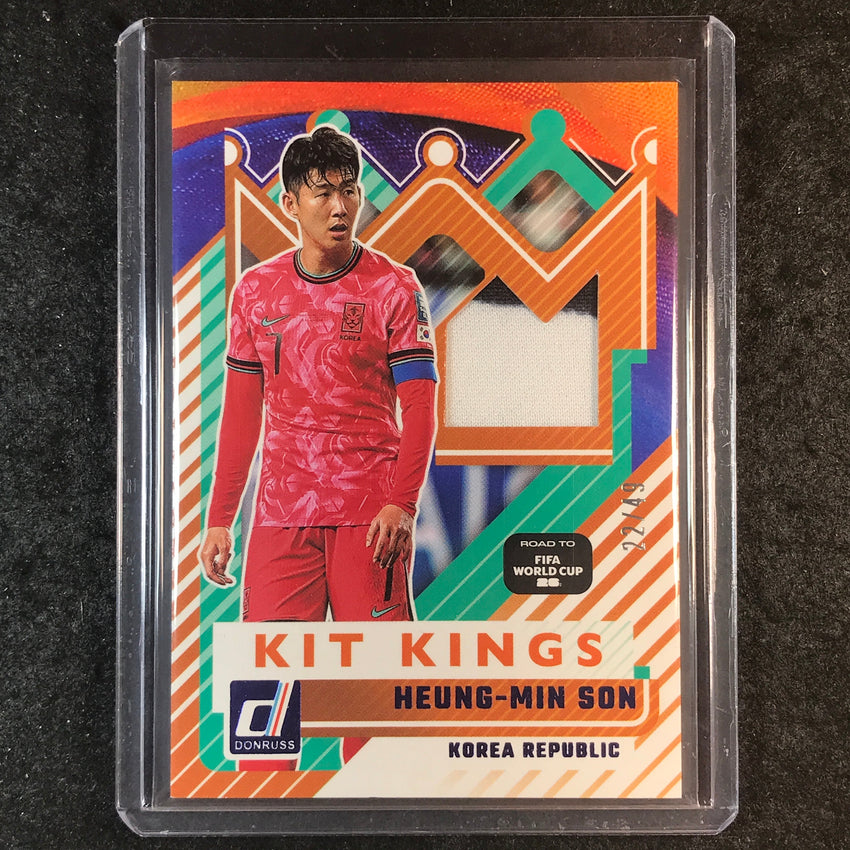 2025-26 Donruss Road to FIFA World Cup HEUNG-MIN SON Kit Kings Jersey Blue 22/49