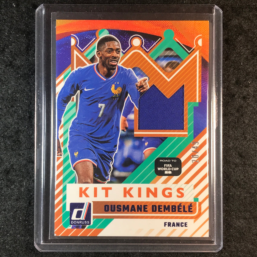 2025-26 Donruss Road to World Cup OUSMANE DEMBELE Kit Kings Jersey Blue 20/49