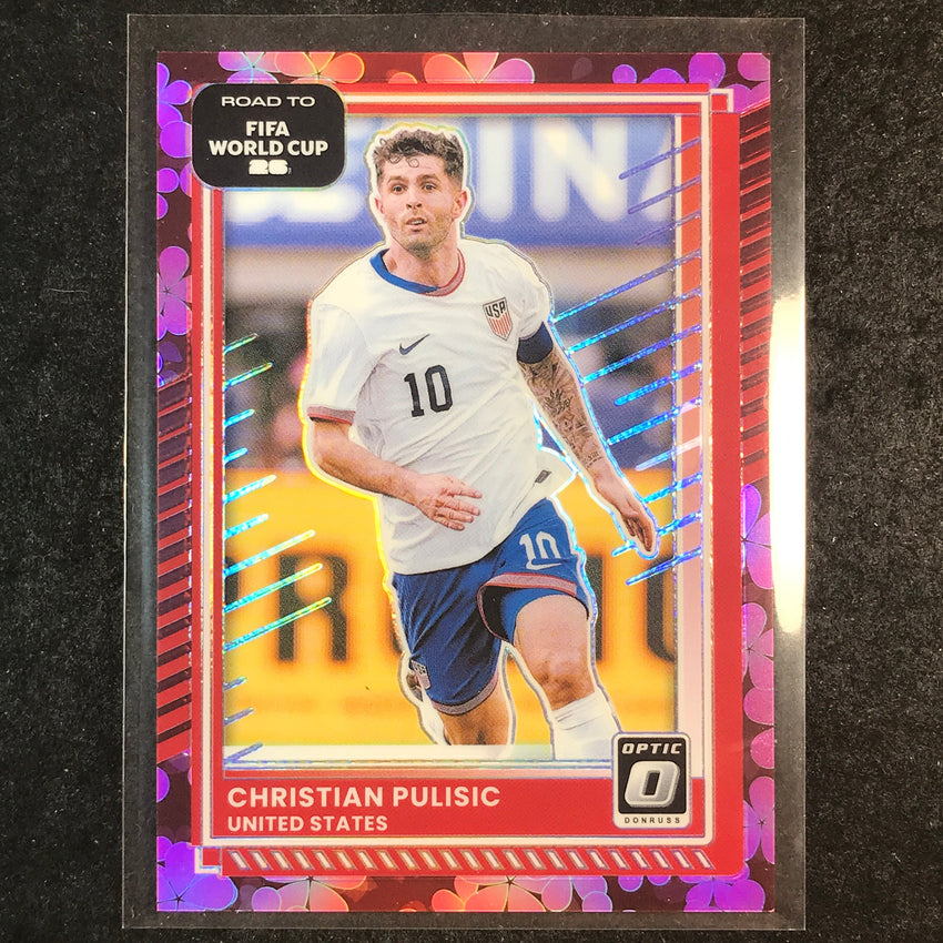 2025-26 Donruss Road to FIFA World Cup CHRISTIAN PULISIC Optic Plum Blossom #25