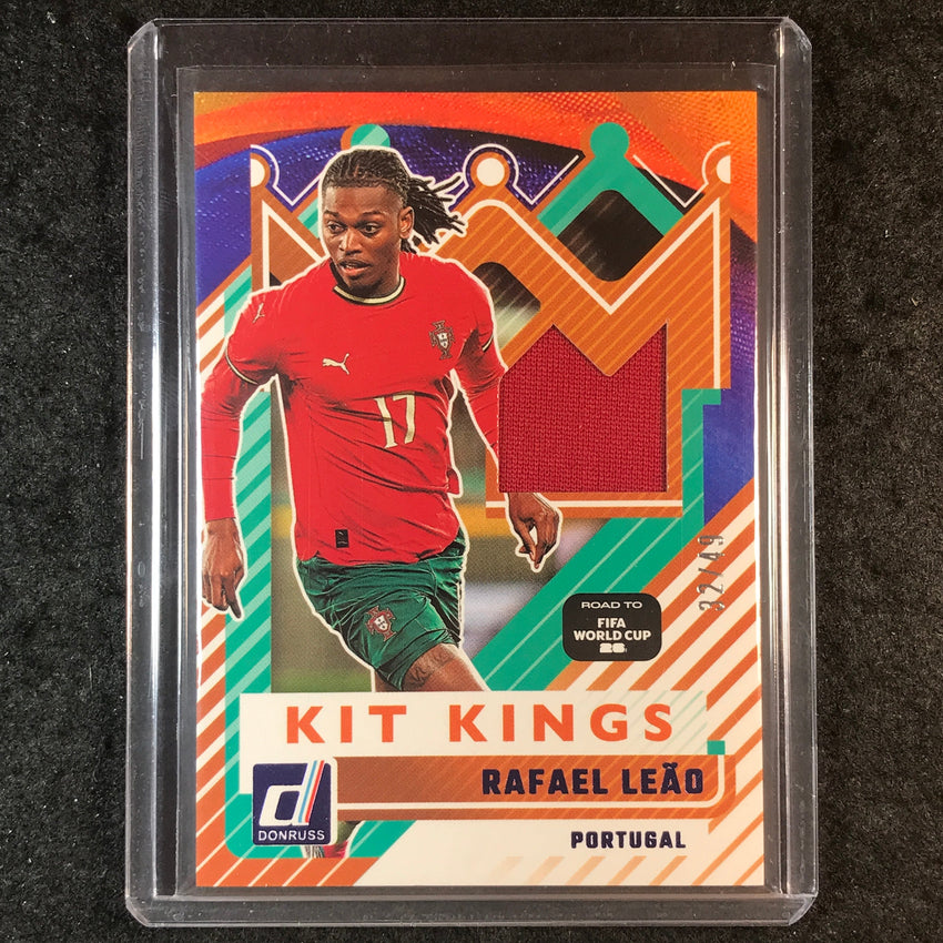 2025-26 Donruss Road to FIFA World Cup RAFAEL LEAO Kit Kings Jersey Blue 32/49