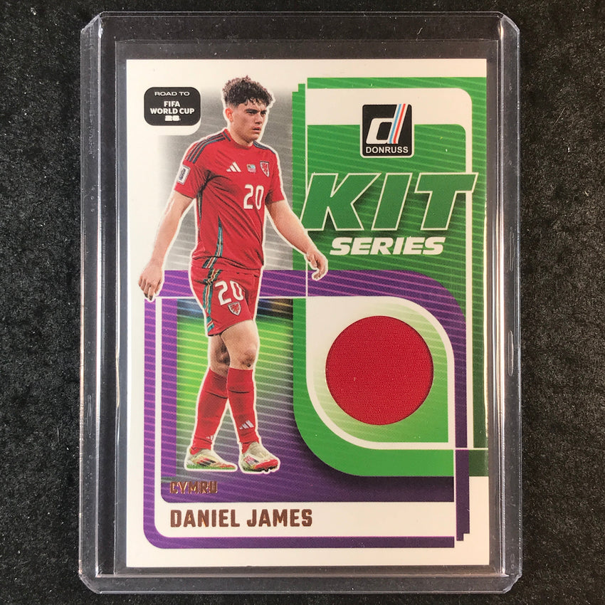 2025-26 Donruss Road to World Cup DANIEL JAMES Kit Series Jersey Relic #KS-DJ