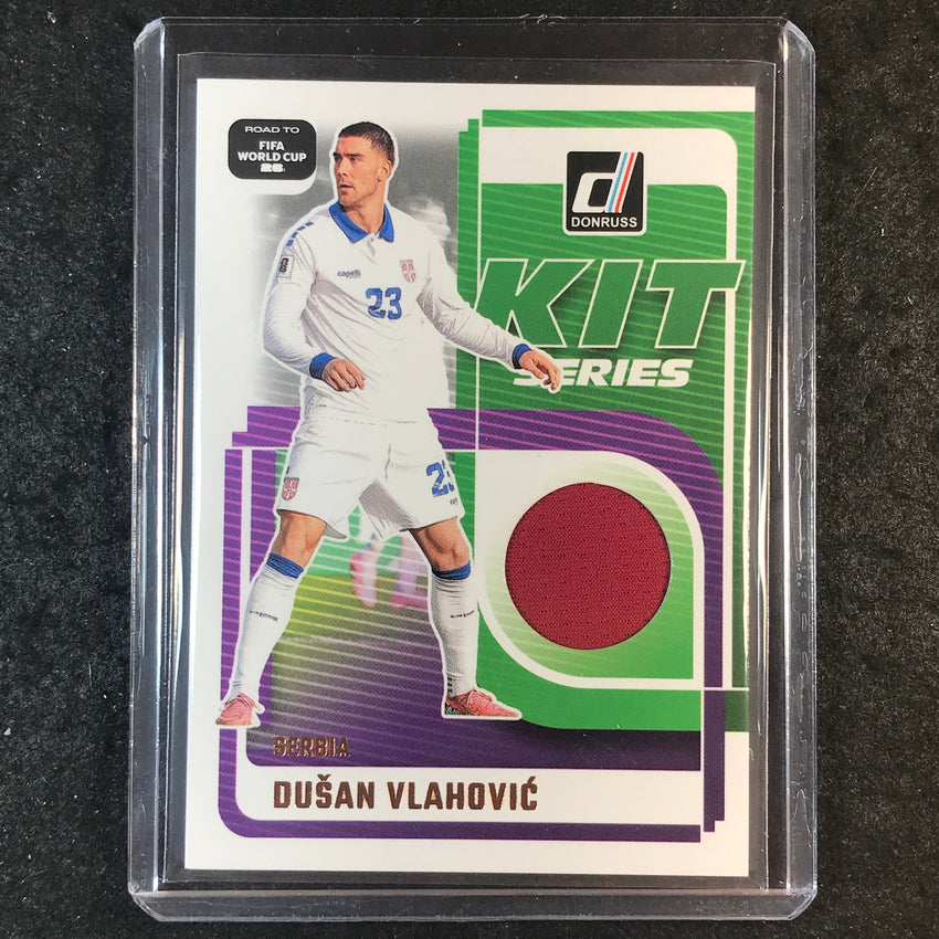 2025-26 Donruss Road to World Cup DUSAN VLAHOVIC Kit Series Jersey Relic #KS-DV
