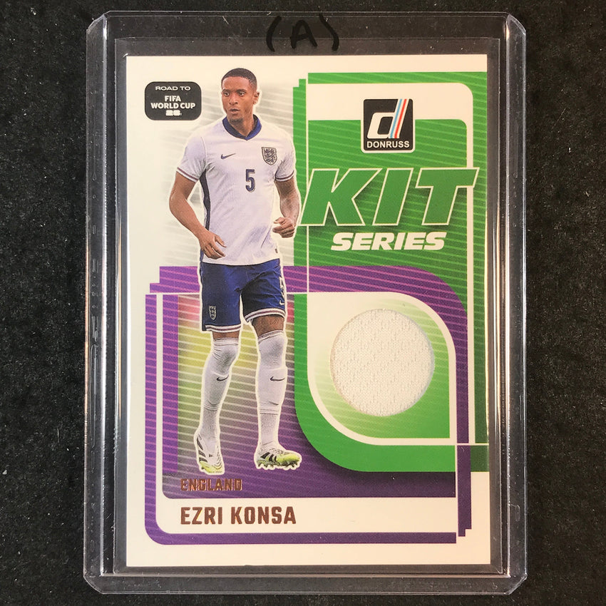 2025-26 Donruss Road to World Cup EZRI KONSA Kit Series Jersey Relic #KS-EK (A)