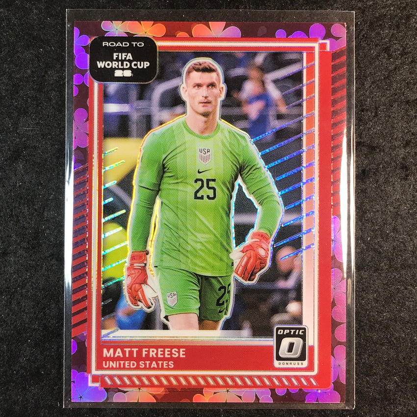 2025-26 Donruss Road to FIFA World Cup MATT FREESE Optic Plum Blossom #28