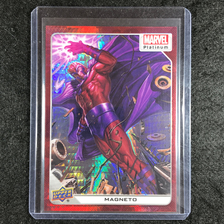 2023 Marvel Platinum MAGNETO Base Red Prism 79/199 #63