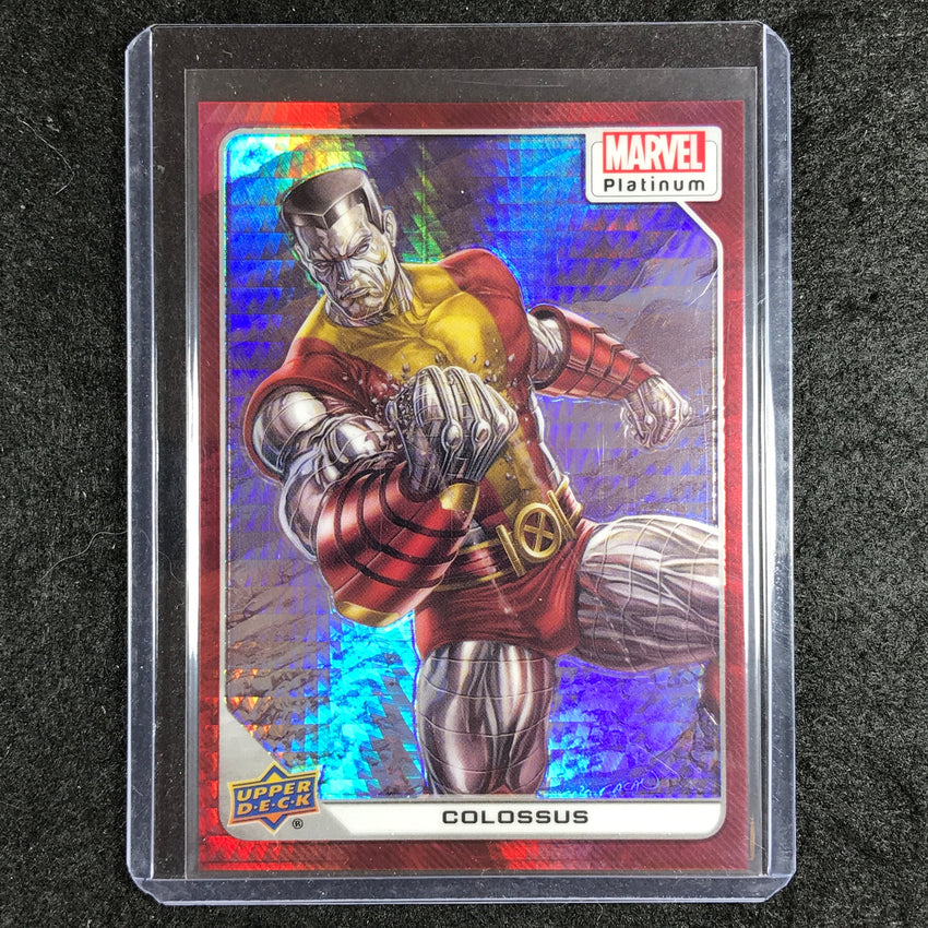 2023 Marvel Platinum COLOSSUS Base Red Prism 25/199 #64