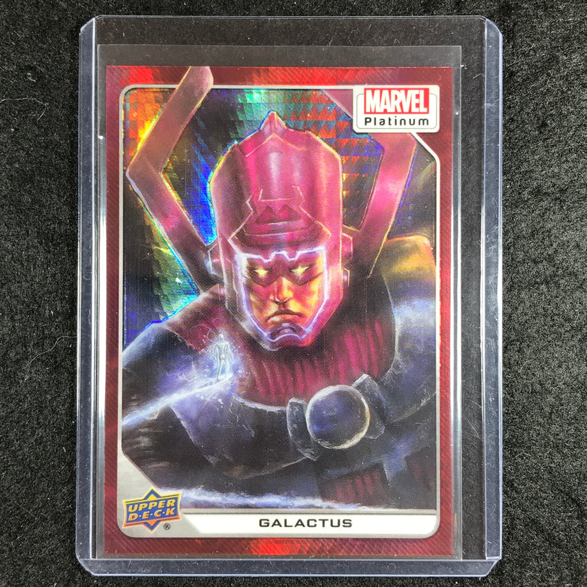2023 Marvel Platinum GALACTUS Base Red Prism 176/199 #85