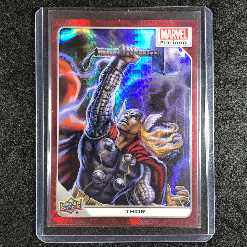 2023 Marvel Platinum THOR Base Red Prism 113/199 #86