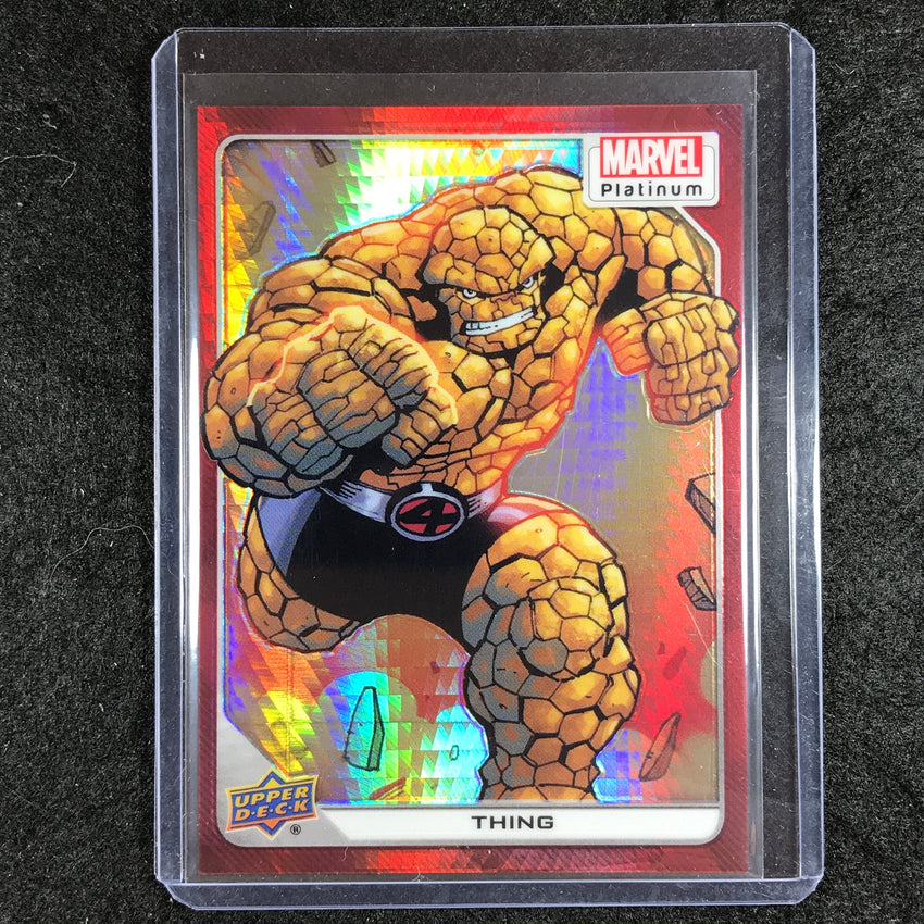 2023 Marvel Platinum THING Base Red Prism 180/199 #95