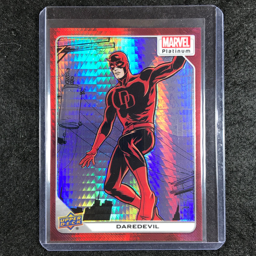 2023 Marvel Platinum DAREDEVIL Base Red Prism 70/199 #96