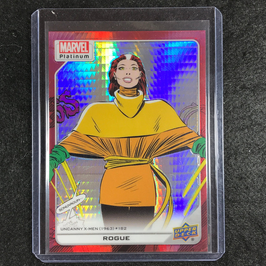 2023 Marvel Platinum ROGUE High Series Base Red Prism 137/199 #118