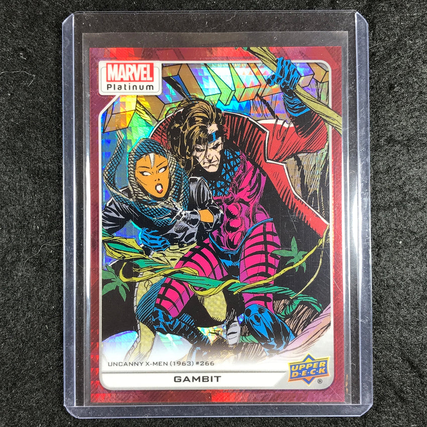 2023 Marvel Platinum GAMBIT High Series Base Red Prism 54/199 #120