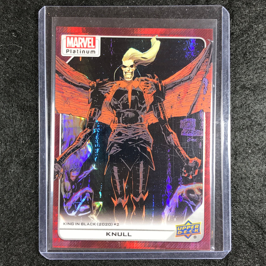 2023 Marvel Platinum KNULL High Series Base Red Prism 91/199 #128