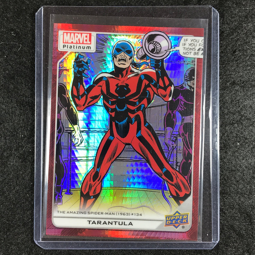 2023 Marvel Platinum TARANTULA High Series Base Red Prism 2/199 #130
