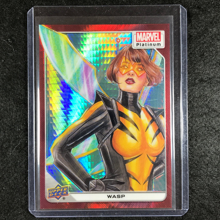 2023 Marvel Platinum WASP Base Red Prism 119/199 #24