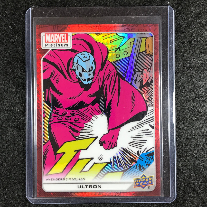 2023 Marvel Platinum ULTRON High Series Base Red Prism 61/199 #166