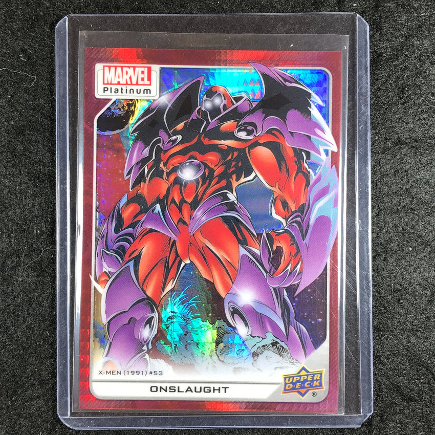 2023 Marvel Platinum ONSLAUGHT High Series Base Red Prism 38/199 #178