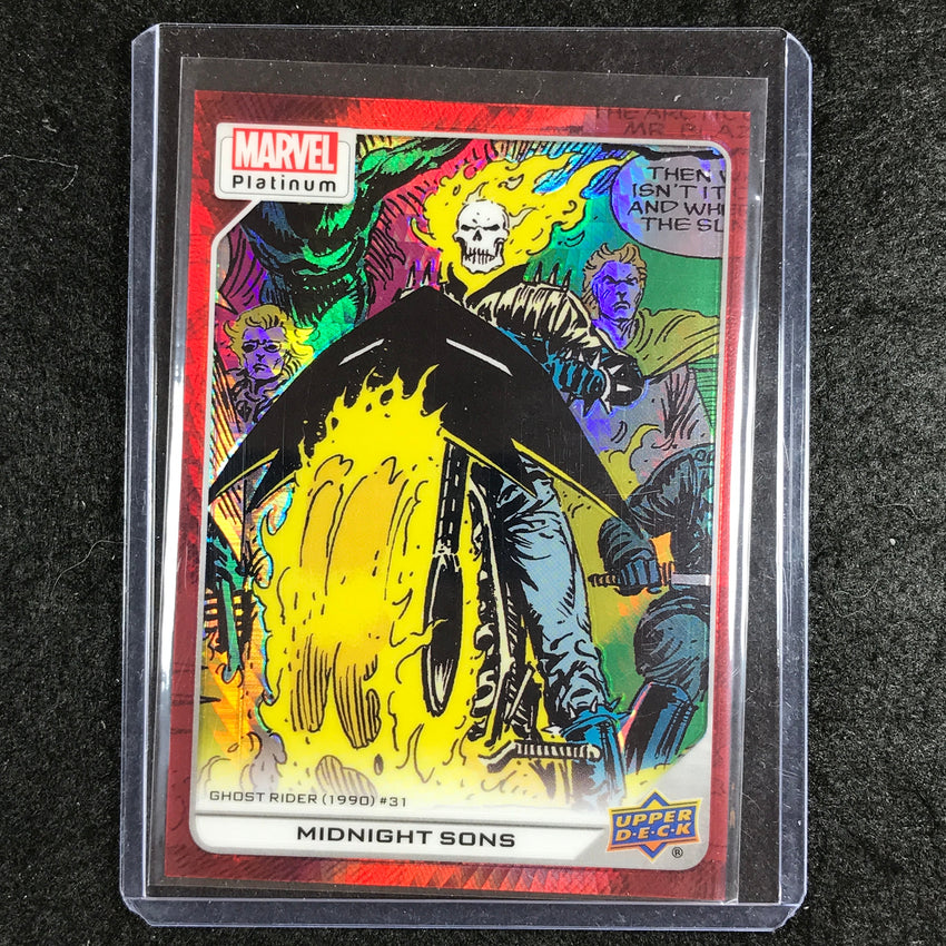 2023 Marvel Platinum MIDNIGHT SONS High Series Base Red Prism 119/199 #180