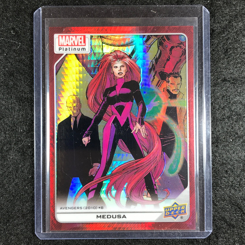 2023 Marvel Platinum MEDUSA High Series Base Red Prism 92/199 #183