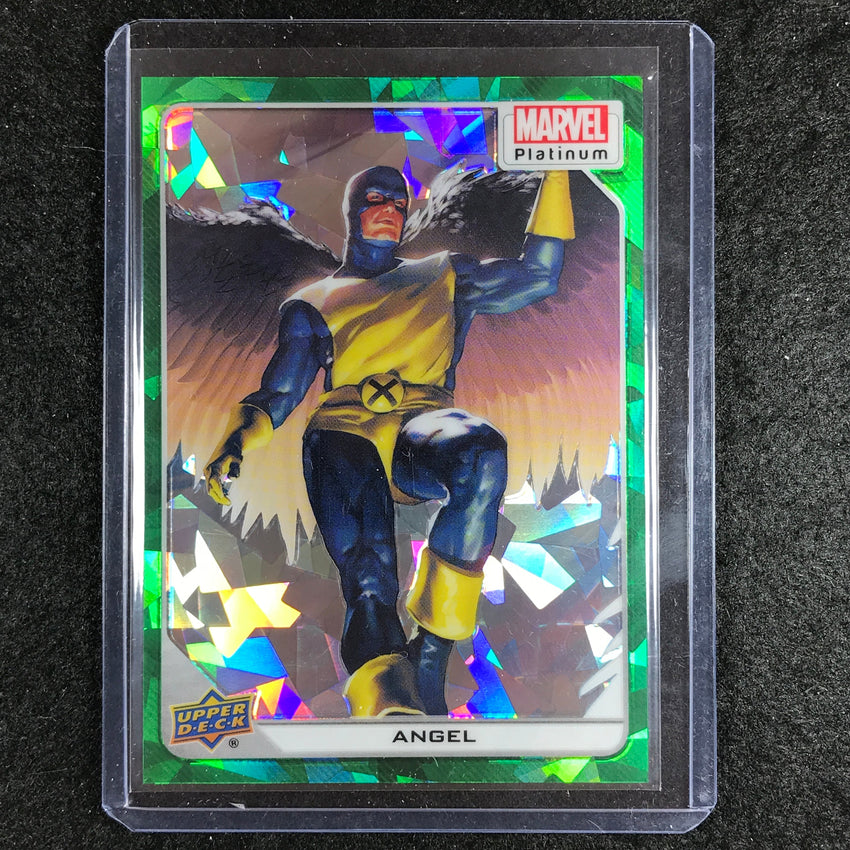 2023 Marvel Platinum ANGEL Base Green Crackle 84/99 #14